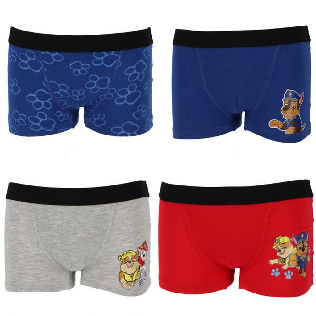 [NR-PAW-B-004-Blå-110/116] Boxer | Paw Patrol 4pk (110/116)