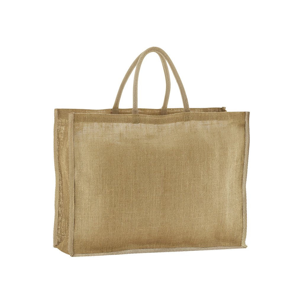 Natural starched jute market shopper